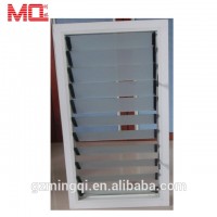 louvered windows with glass design pvc shutter windows